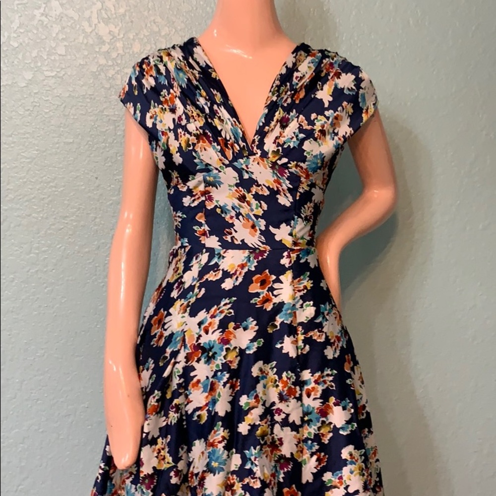 Floral print dress